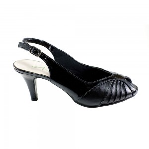 Annie Dainty Black Patent And Black