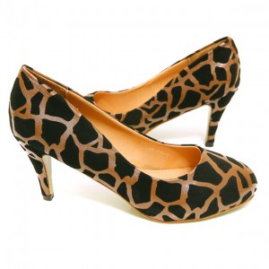 Barefoot Tess Bordeaux Tan Giraffe at DesignerShoes.com