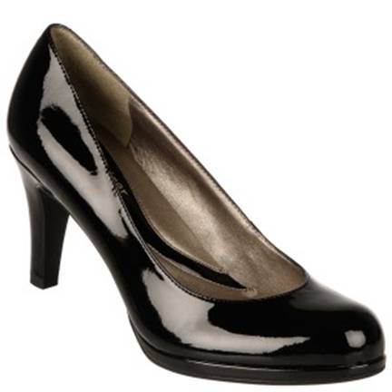 Naturalizer Lennox Black Shiny at DesignerShoes.com