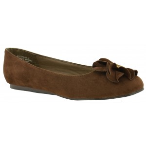 Annie Geneva Brown Velvet Suede at DesignerShoes.com