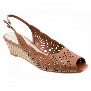 Trotters Melanie Cognac at DesignerShoes.com