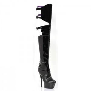 Felicia- platform sole boot with cut outs by Ellie